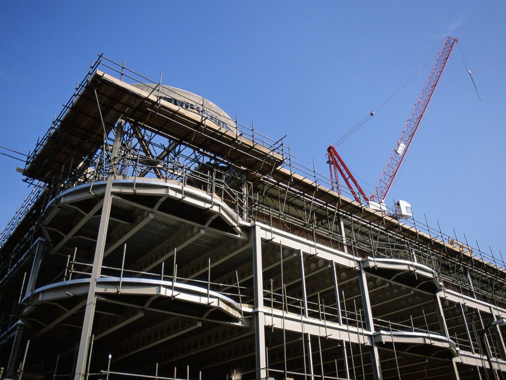 Construction of multi-storied building